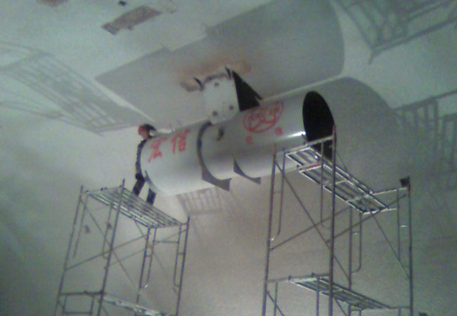 SSF射流風(fēng)機施工現(xiàn)場